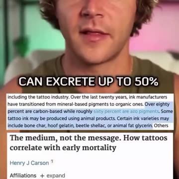 מה דעתכם על קעקועים? לאחר שתצפו בקטע הבא לא תישארו אדישים לנושא