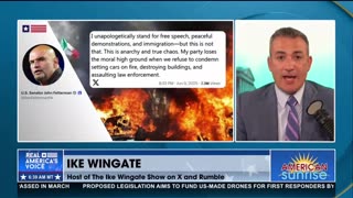 Ike Wingate on Real America's Voice - Democrats Blame Trump for LA Riots