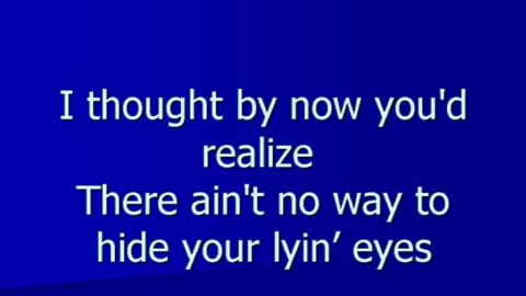 Lyin' Eyes Eagles Lyrics.