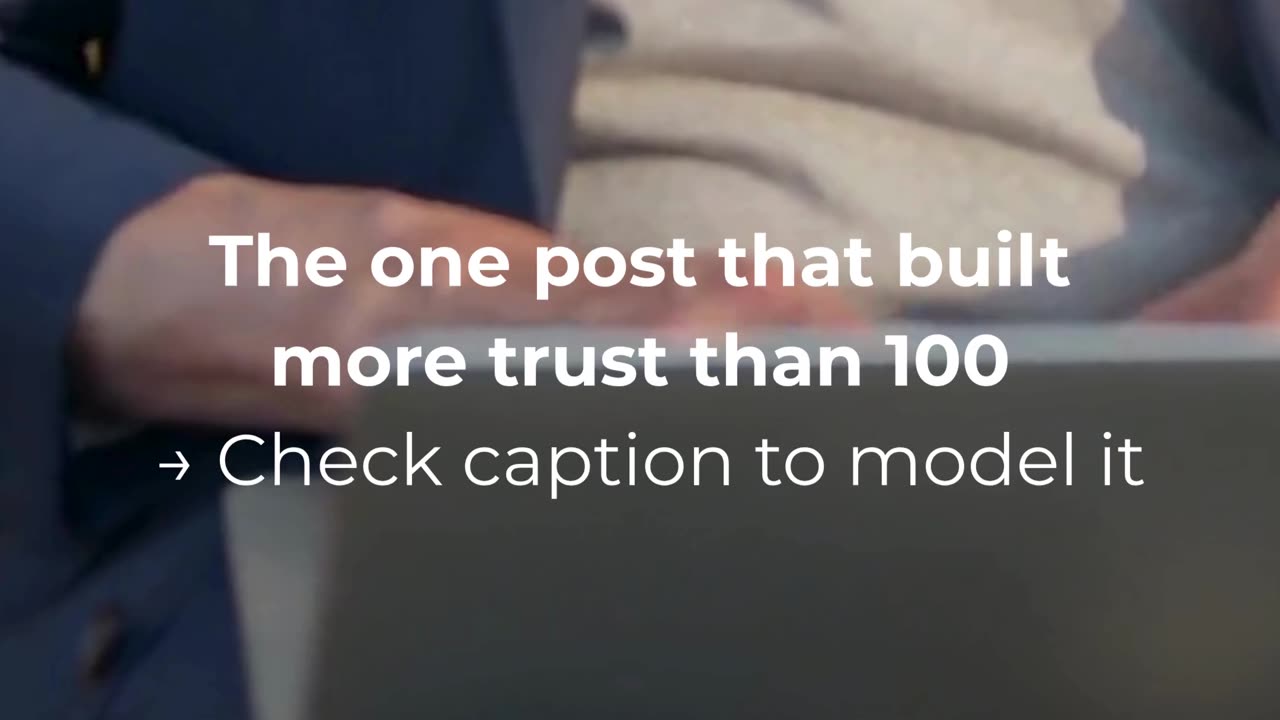 The One Post That Built More Trust Than 100
