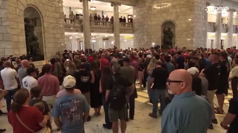 Huge brawl breaks as Charlie Kirk vigils are Held across USA