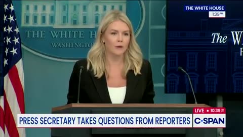 Karoline Leavitt defended the FBI and the Department of Justice in the Epstein case.