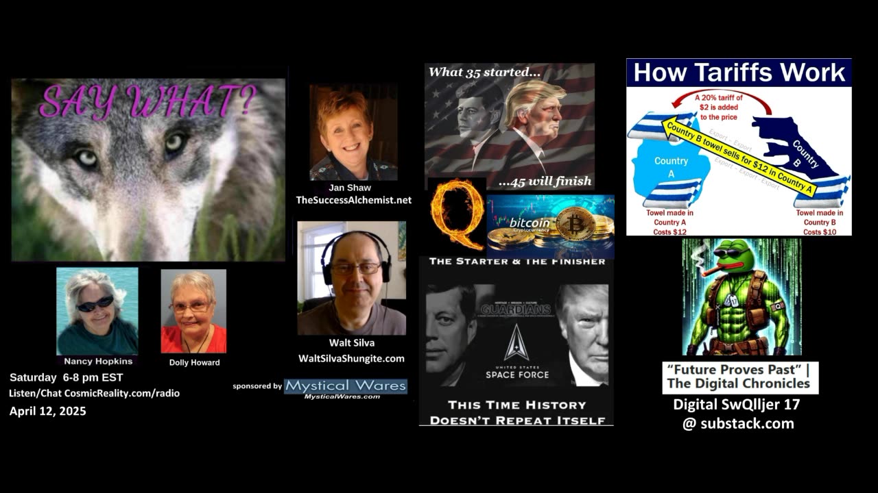 SAY WHAT 4/12/25 - Connections JFK-DJT to Q