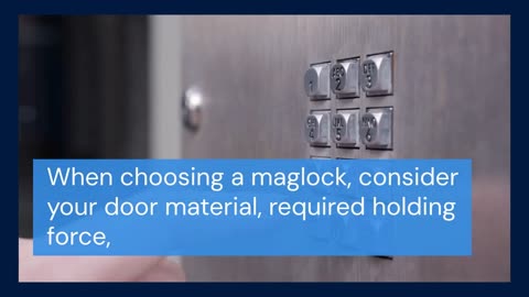 Best Maglocks for Commercial Door Security Solutions