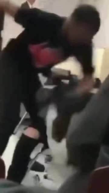 Black attacks woman