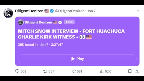 Jan. 7 Mitch Snow Interview