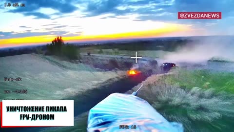 💥🚗 Ukraine Russia War | AFU Pickup Truck Hits Mine and Destroyed by Fiber-Optic Drone | RCF