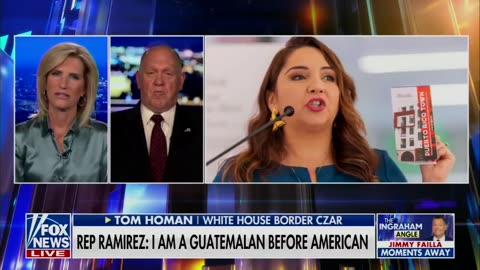 Tom Homan attacks US Rep. Ramirez who said she was "Guatemalan before I was American