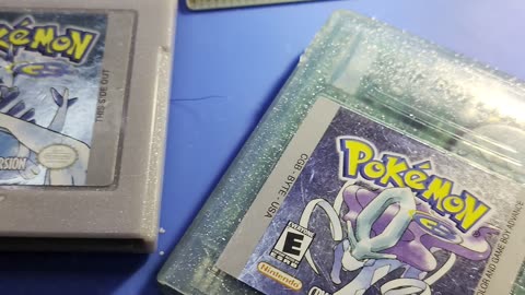 3 Nintendo Pokemon Carts Cleaned With New Batteries!