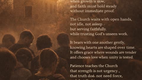 The Church and patience.