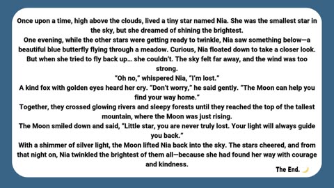 The Little Star Who Got Lost | A Soothing Bedtime Story for Kids