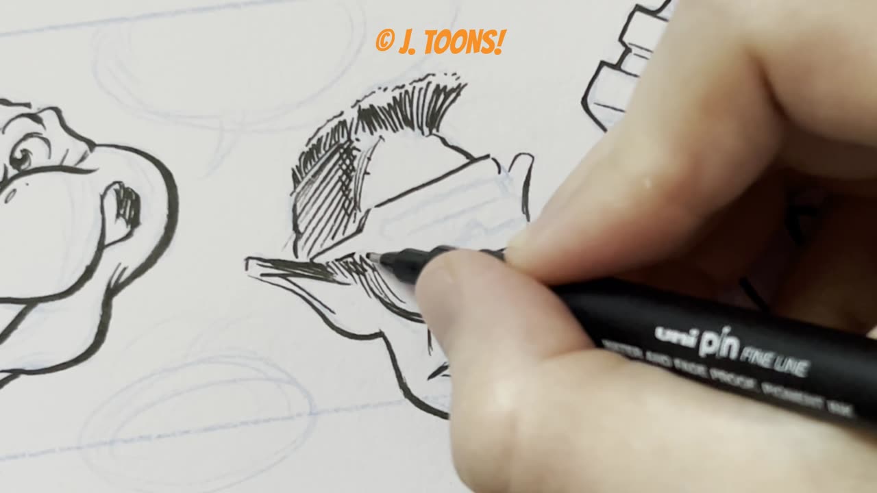 Drawing Clint the Adolescent Radioactive Black Belt Hamster!