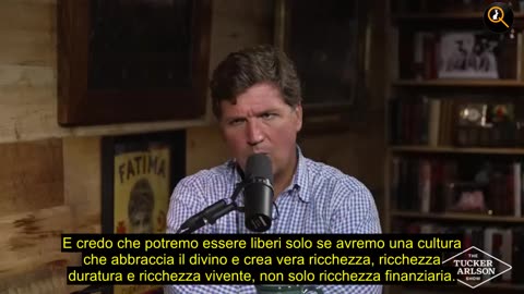 Tucker Carlson con Catherine Fitts