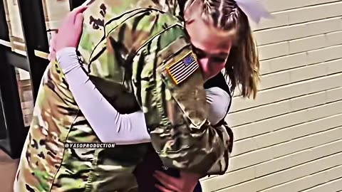 A soldier father surprises his son at school #military #soldier #usarmy #specialforces #fyp