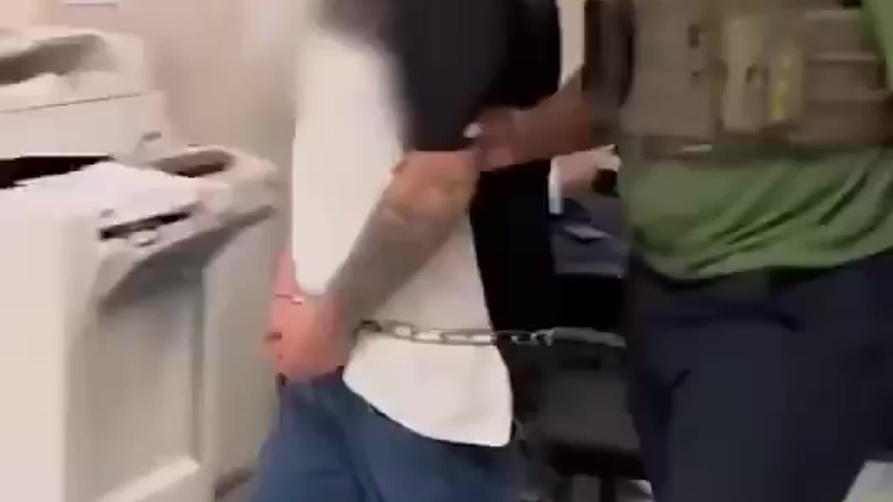 Video shows MS-13 gang member Kilmar Abrego Garcia being processed after arrest