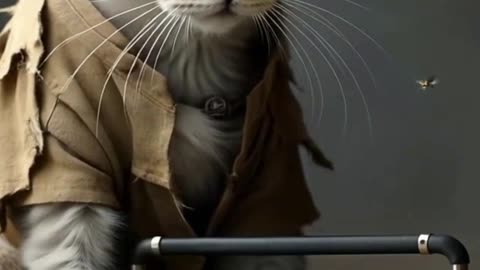 Broken Radio Cat