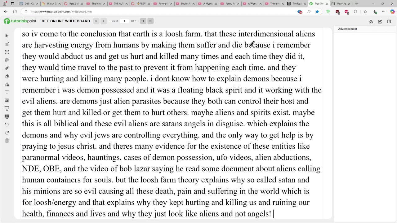 biblical/loosh farm/computer simulation