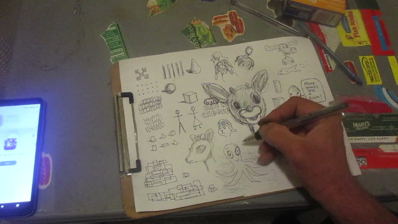 Drawing For a Half Hour, or Trying To, anyways. Wednesday, May 7, 2025.