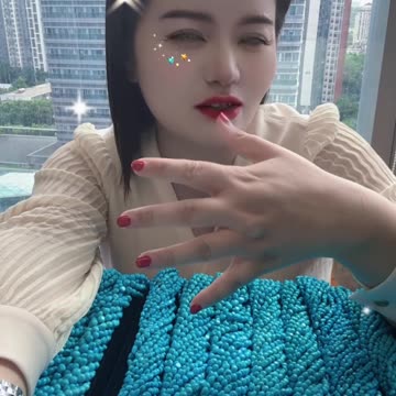 20250711-10 Sleeping Beauty Turquoise Strand: Flowing Blues Equation Around Neck