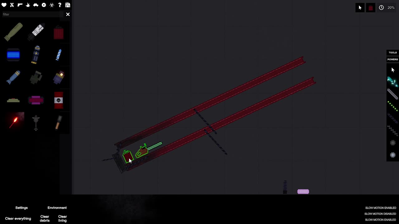 I built a Dr. Bright chainsaw cannon