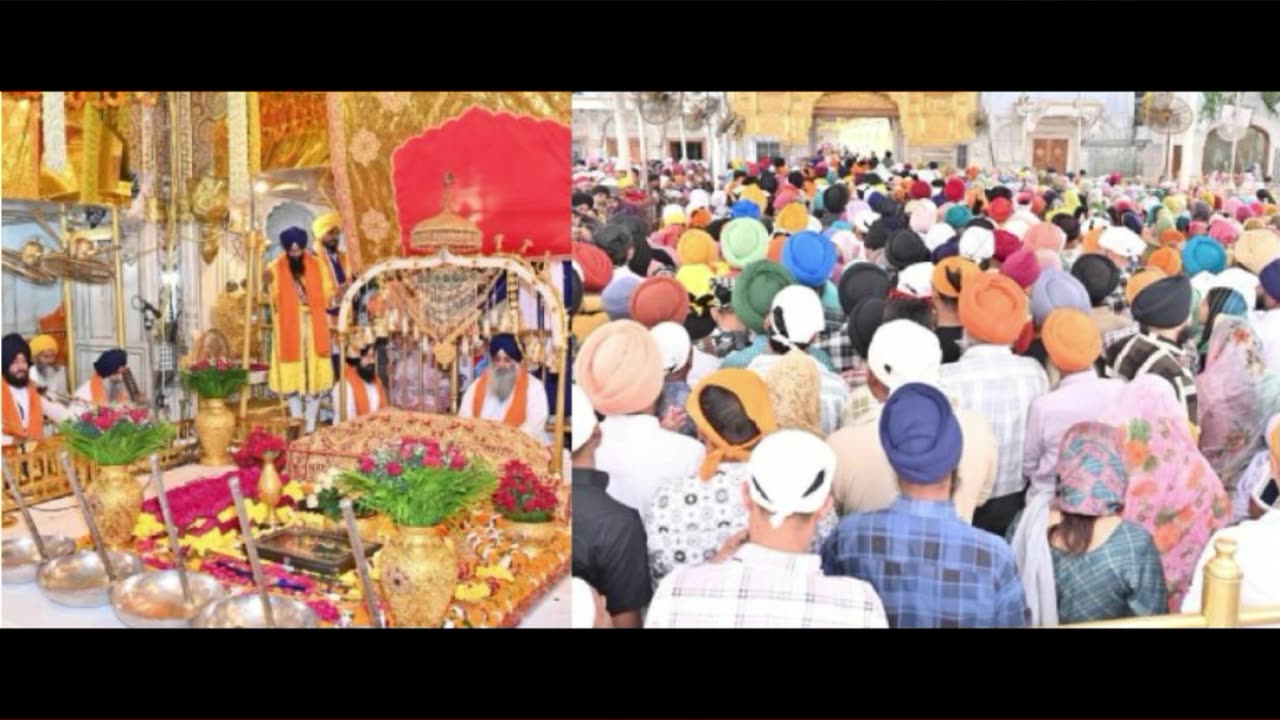 ਸ੍ਰੀ ਗੁਰੂ ਨਾਨਕ ਦੇਵ ਜੀ ਦੇ ਪ੍ਰਕਾਸ਼ ਪੁਰਬ ਮੌਕੇ ਸੱਚਖੰਡ ਸ੍ਰੀ ਹਰਿਮੰਦਰ ਸਾਹਿਬ ਵਿਖੇ ਲੱਖਾਂ ਸੰਗਤਾਂ ਹੋਈਆਂ ਨਤ-