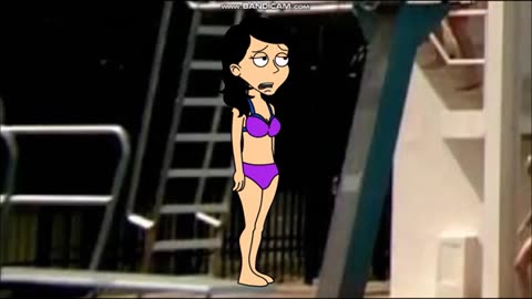 Vanessa Jumps Off A High Dive While Grounded