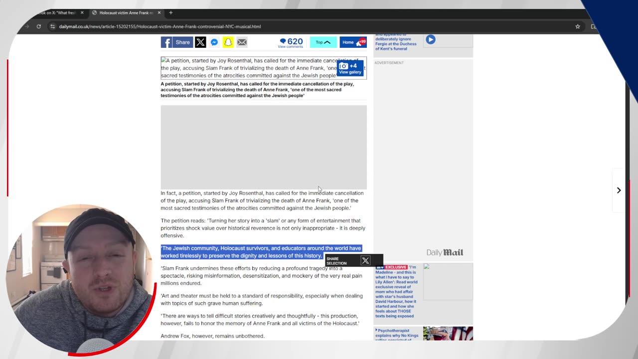 Pansexual, Latina Anne Frank... Satire, But Yikes