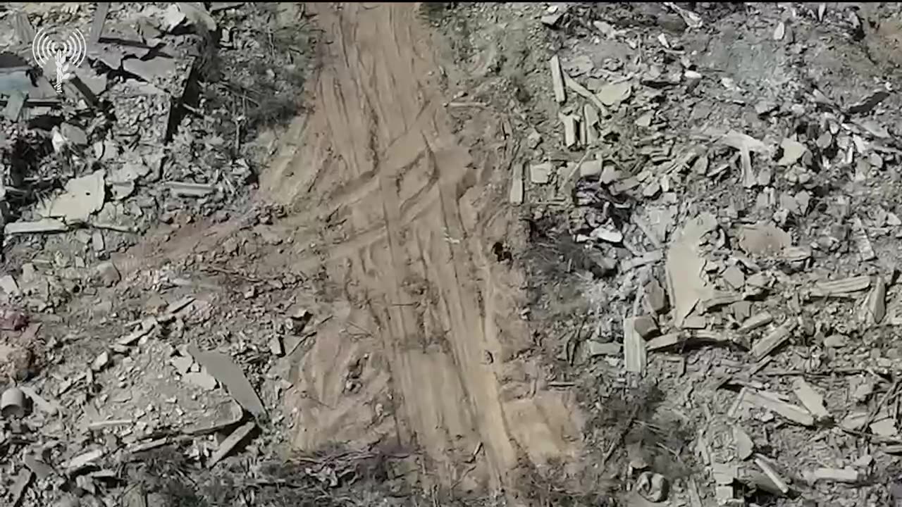 footage of Hamas terrorists surrendering in Beit Hanoun