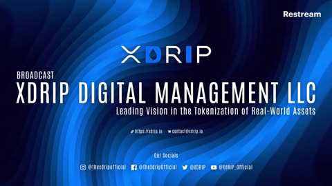 Live Stream With XDRIP Digital Management