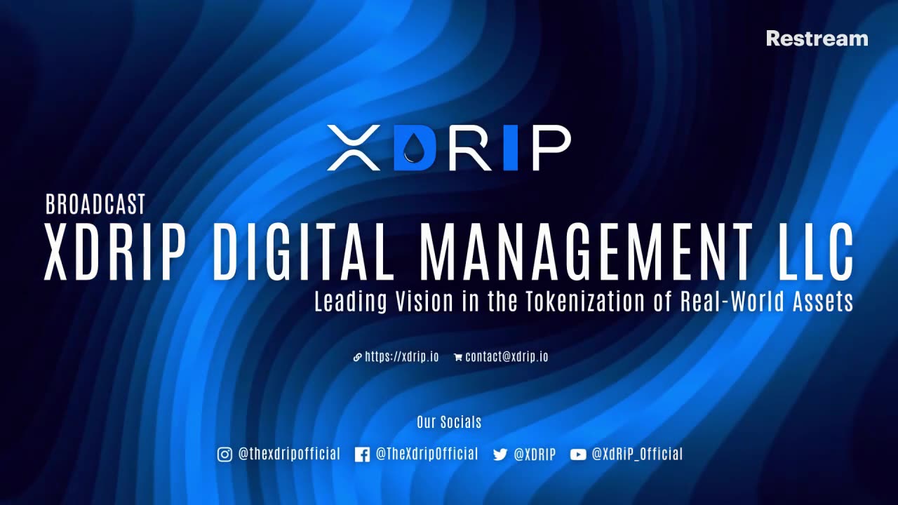 Live Stream With XDRIP Digital Management