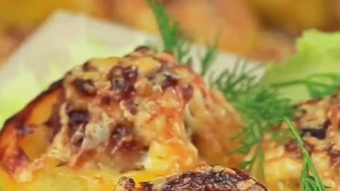Cheesy Potato Stuffed Bites | Easy Air Fryer Snack Recipe