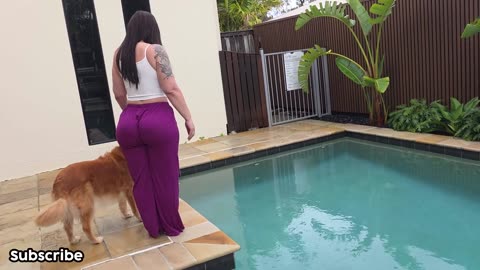 Try To Walk in the Rain Chill Pants Lovely Girl