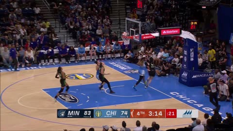 😱 Kamilla Cardoso INJURES teammate in FREAK play, then gives up AND-1 | Chicago Sky WNBA basketball