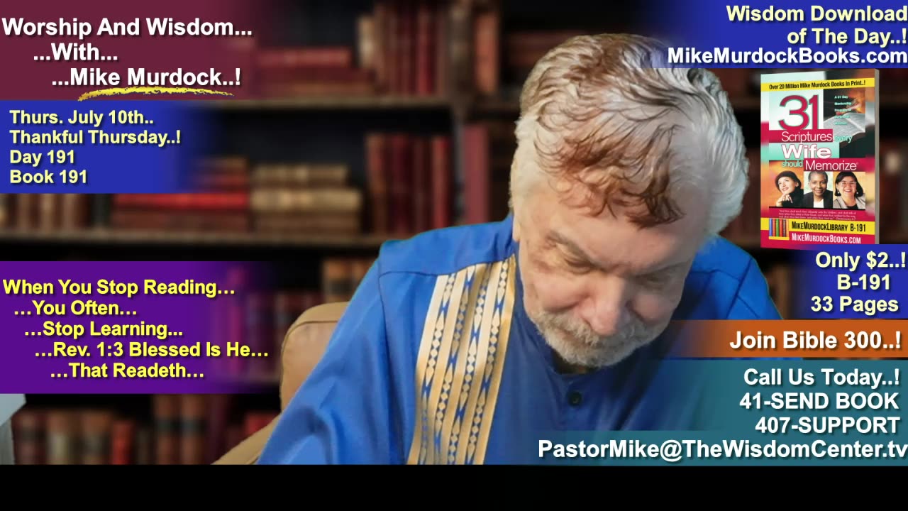 Re-Air: Worship And Wisdom With Mike Murdock..!!!
