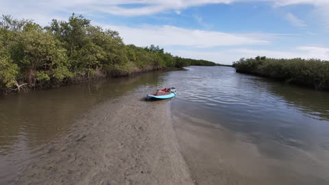 Quiet moments on Callalisa Creek at low tide — just soaking in the calm. #outdoorcuriosity