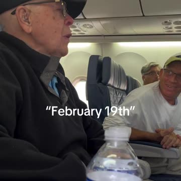 🎂🎊 100th Birthday Airplane Party for "American's Finest" 💪 👮‍♂️