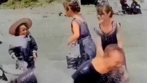 💦 "Water Fun (1902) | Splashing Through History 120 Years Ago! ⏳🌊