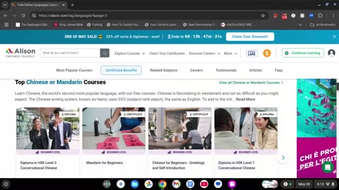 Alison FREE Online Language Courses - Click on the link below and begin your learning journey today!