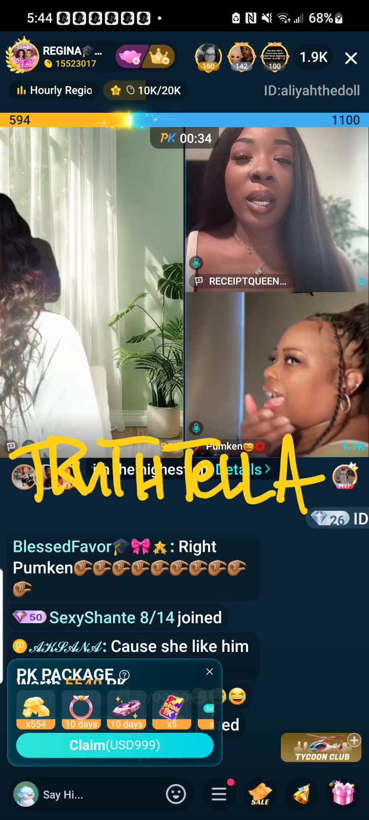 LIYAH THE DOLL GOING IN ON BIG CHI SATURDAY LIVE