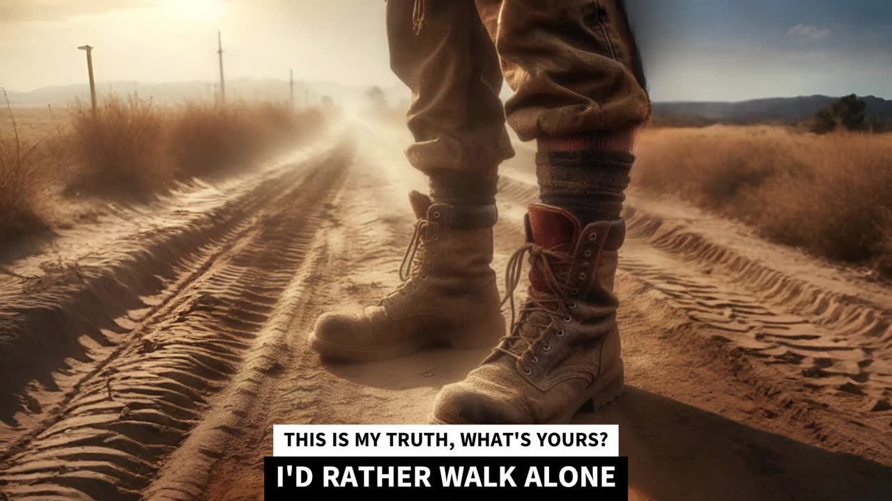 I'D RATHER WALK ALONE