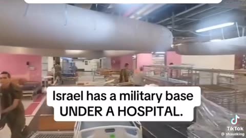 Israel's military base under a hospital 🏥 Jews and their tunnels