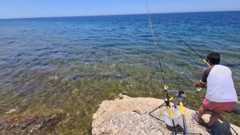 fishing with bobbit worm, e la uso sulla nuova canna da pesca_part8