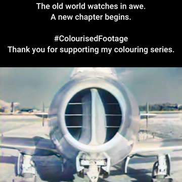 Pioneering British Gloster Jet Flight #ColourisedHistory-2