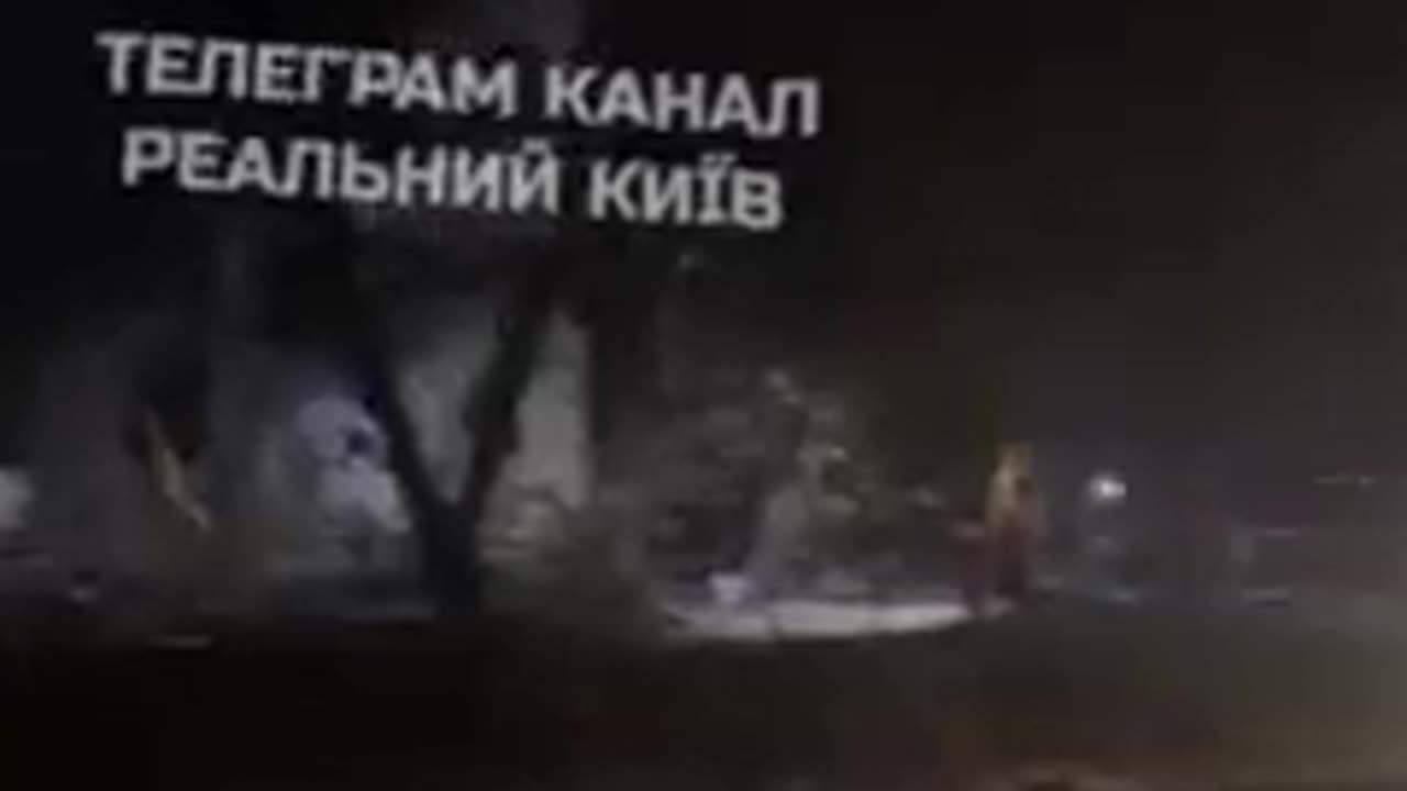 Kyiv five-story building after the Russian attack