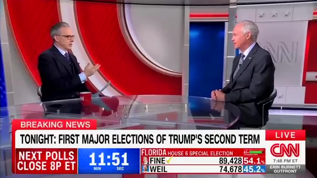 Senator Ron Johnson on The Lead with Jake Tapper 4.1.25