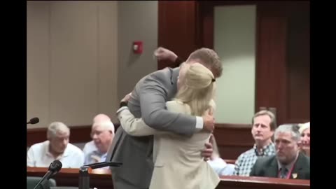 Widow Hugs Man Who Murdered Her Husband