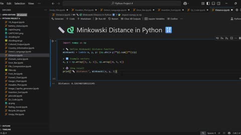 How to Calculate Minkowski Distance with NumPy