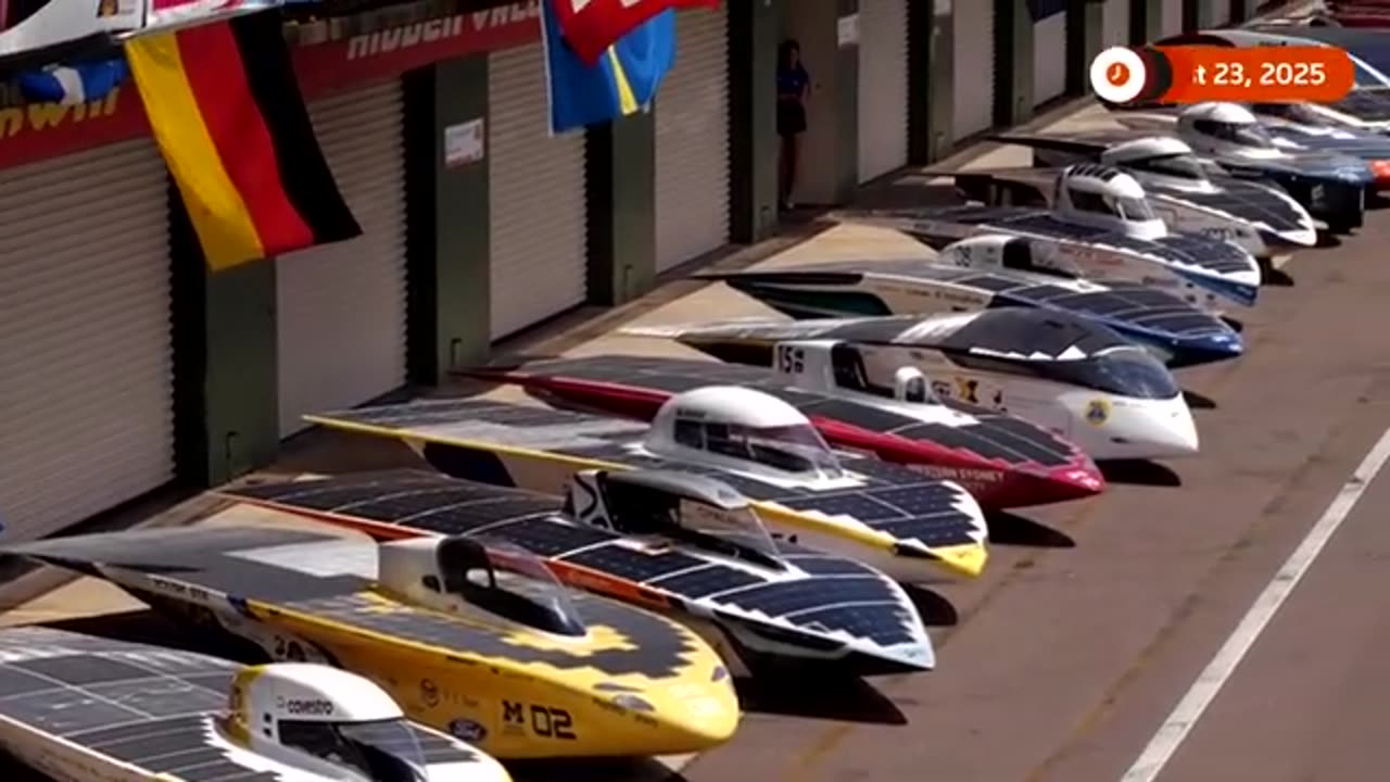 Solar-powered cars prepare to race across Australian outback