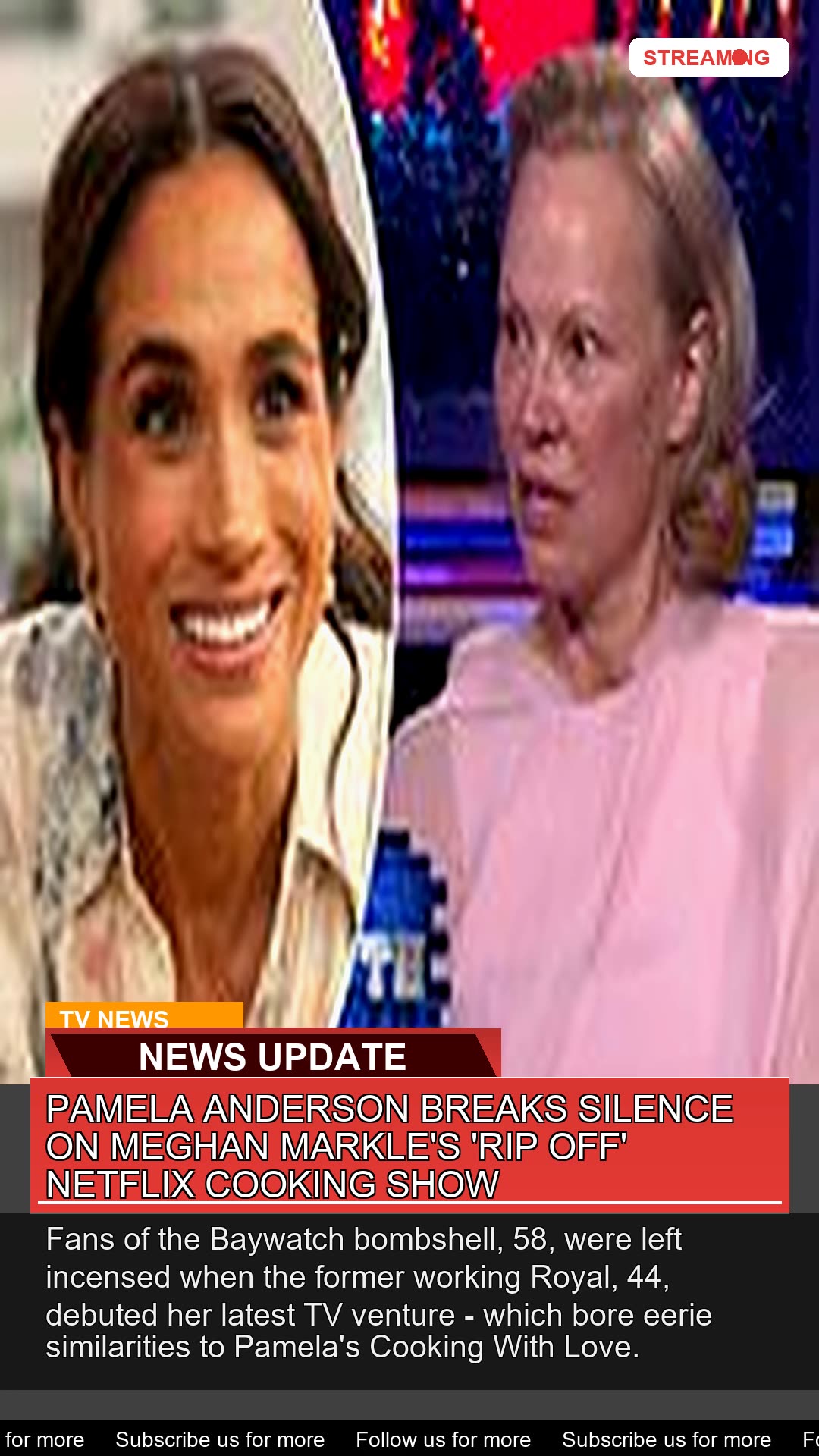 Pamela Anderson Breaks Silence on Meghan Markles