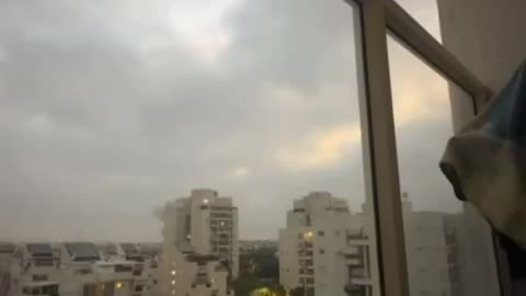 Tel Aviv getting struck.